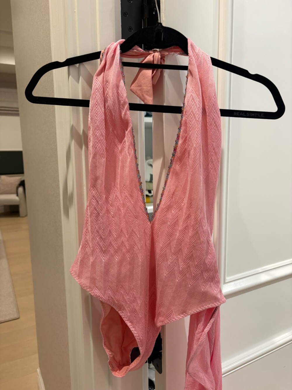 Women’s Missoni Mare pink bathing suit one piece size 42